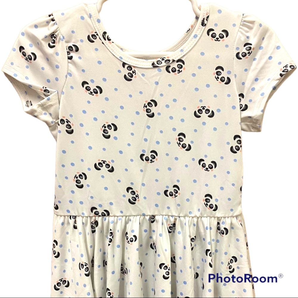 Panda bear toddler dress NWT 2t